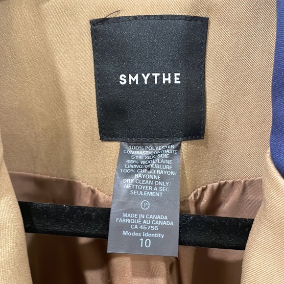 SMYTHE TWO FOR ONE REGIMENTAL BLAZER - STONE/ROYAL - Picture 8 of 9